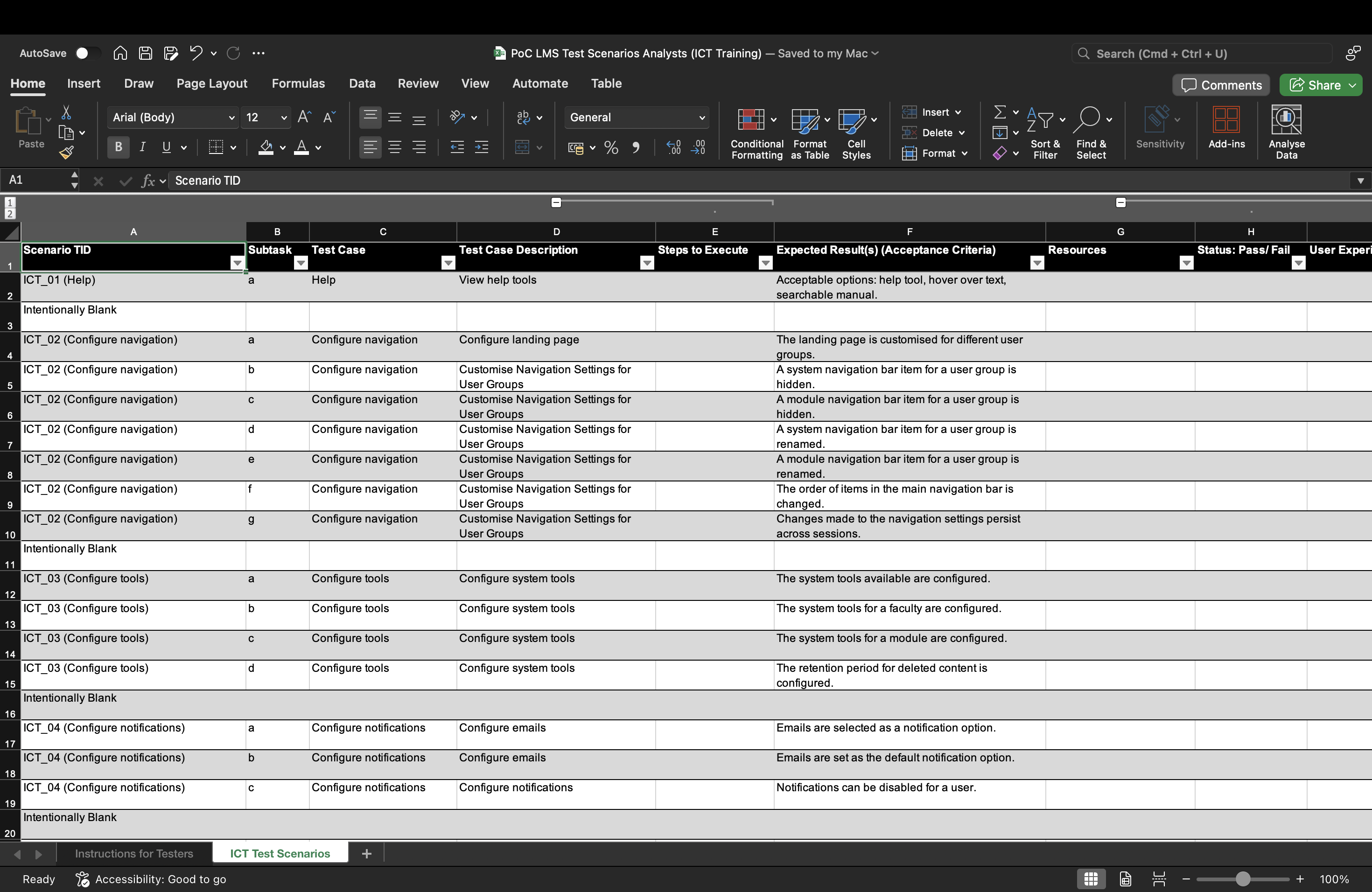 A screenshot of the test scripts A screenshot of the test scripts